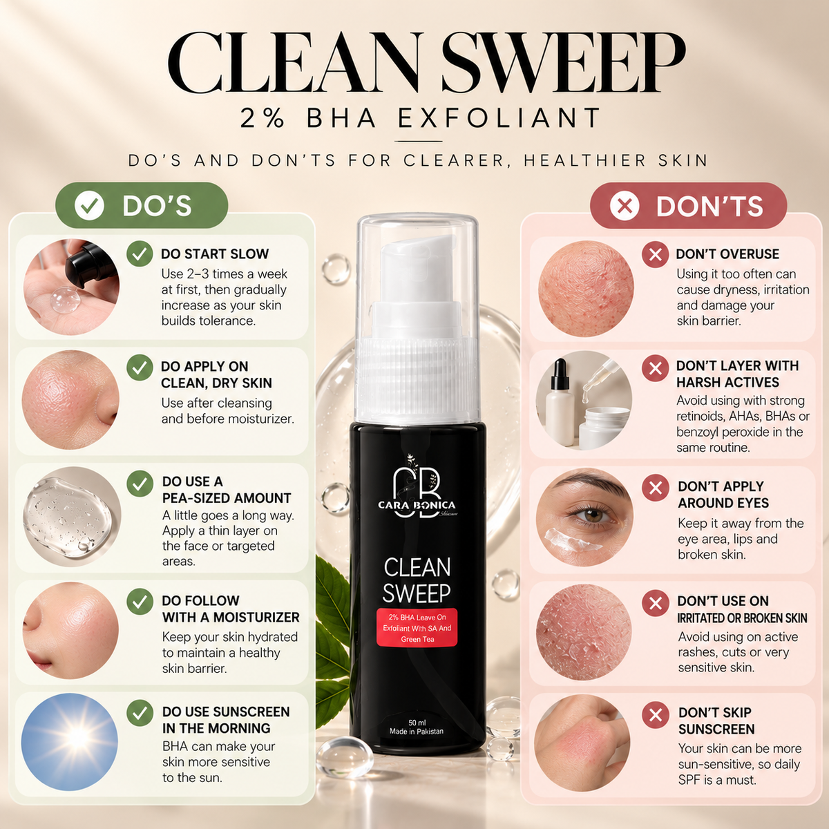 Clean Sweep( BHA exfoliant)