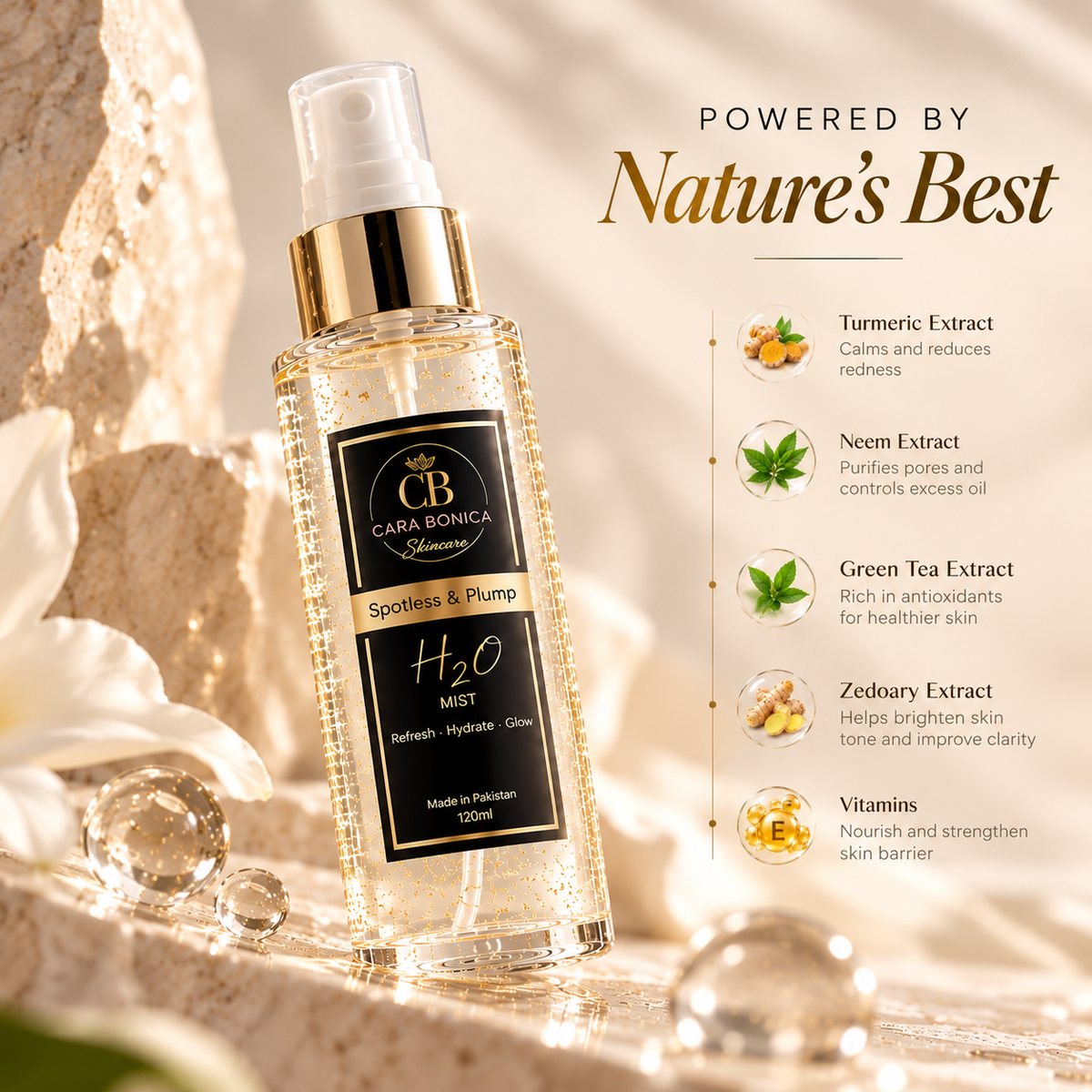 Spotless and Plump H20 Mist