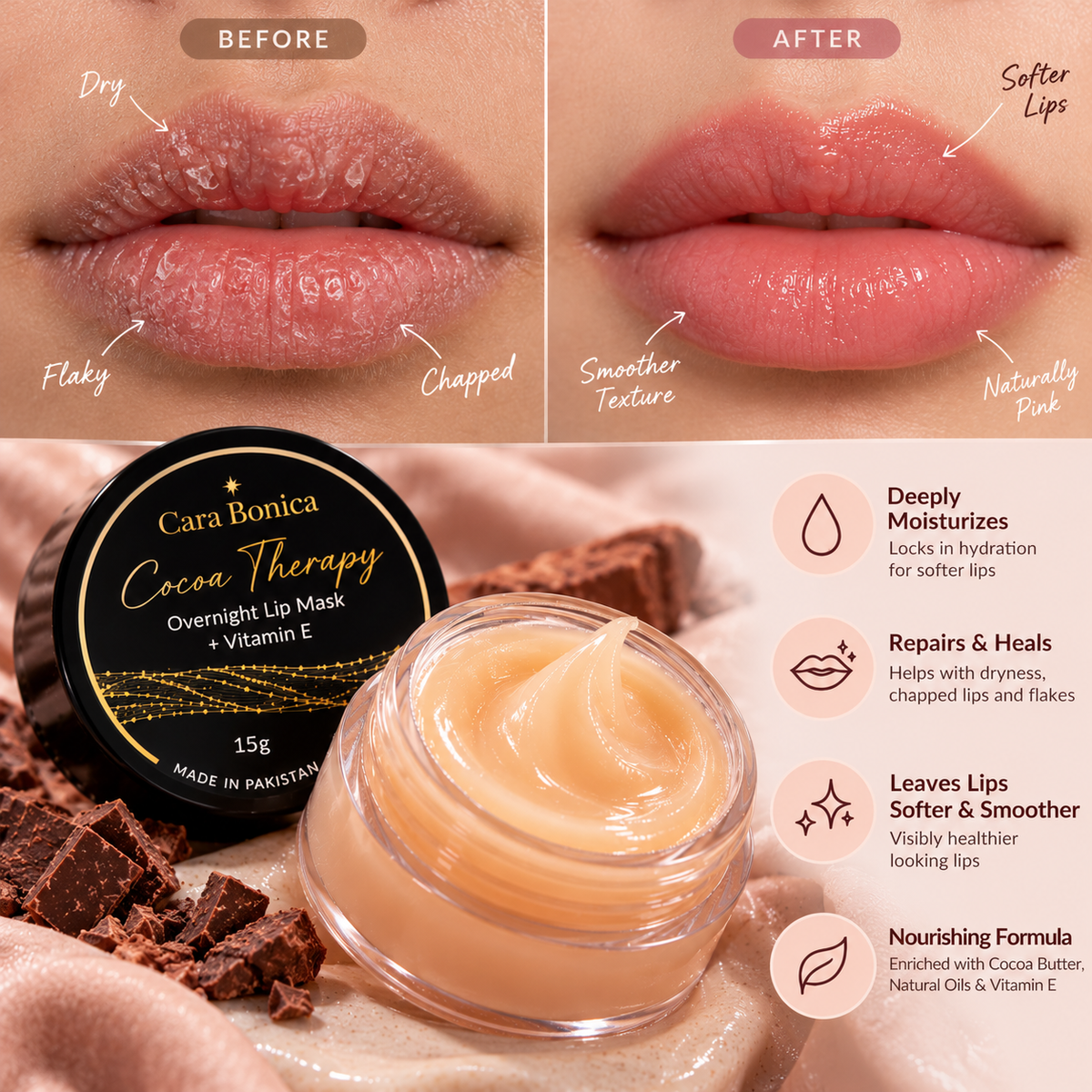 Cocoa Therapy Overnight Lip Mask
