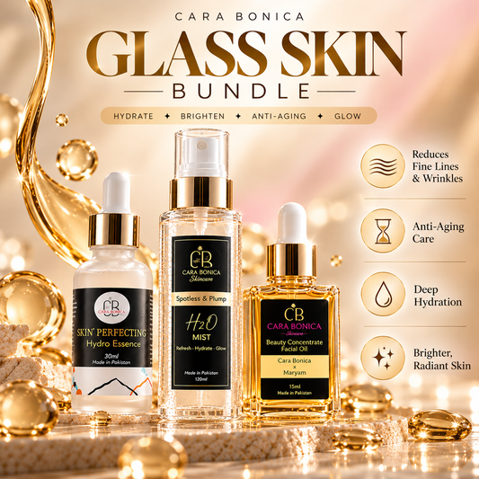 Glassy Skin Trio(essence+mist+beautyoil)