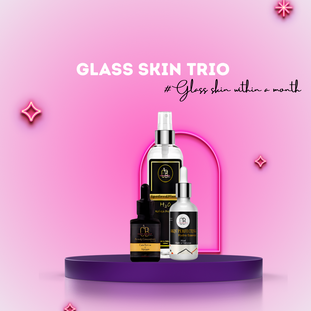 Glassy Skin Trio(essence+mist+beautyoil)