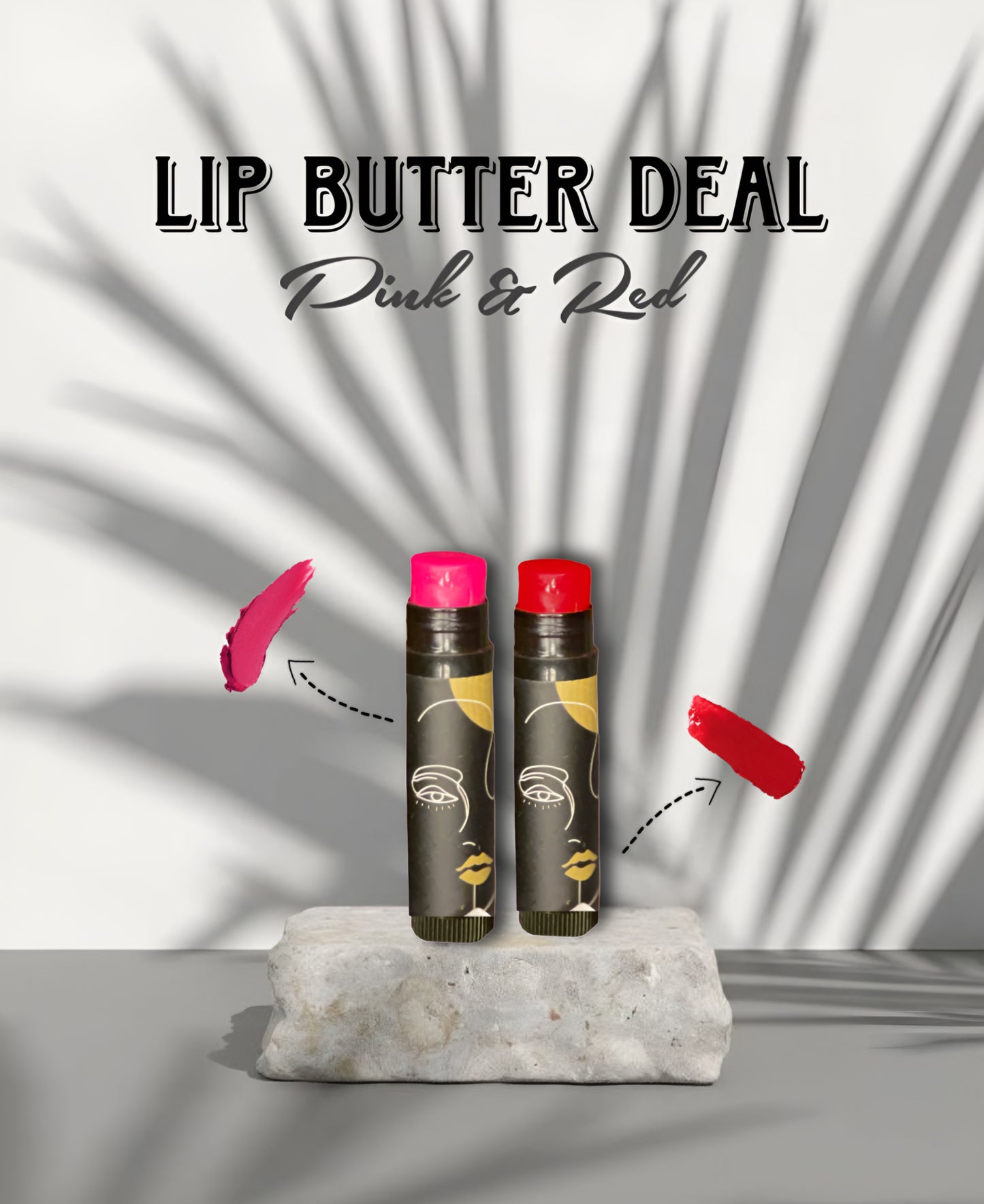 Lip butter deal (pink & red)